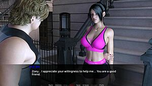 Zoey's Christmas Gift Unwraps Big Black Cock Surprise!