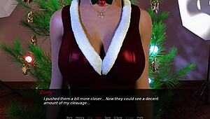 Zoey's Christmas Gift Unwraps Big Black Cock Surprise!