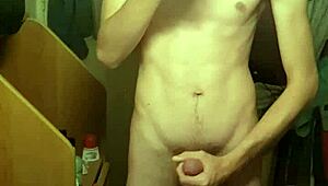 Feeling So Naughty Giving a Handjob in My Parents' House Today!