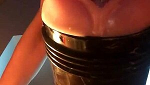 fleshlight fucking with intense homemade action by eager amateurs tonight