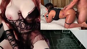 Voluptuous Latina caught masturbating and fucked hard in POV