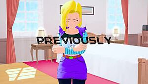 Kame Roshi Fucks Android 18 Behind Krillin's Back in Dragon Ball Zex 5 POV Fantasy