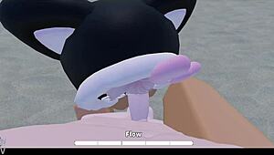 I’m fuckin’ a girl on crossroad beach, damn wild!