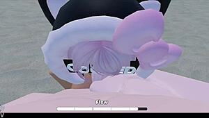 I’m fuckin’ a girl on crossroad beach, damn wild!