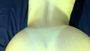 slut girlfriend bends over for deep doggystyle ride