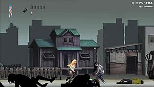 Watch This Horny Blonde Gangbang!