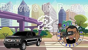 라틴 흑인 미녀 공공에서 큰 검은 자지로 플레이