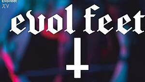 bound feet got tickled hard while she gagged on toes.