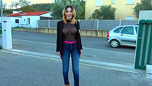 Soraya with Big Tits Dives into Wild Fantasy with French Amateur