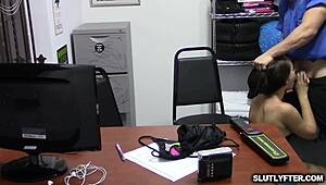 why does stud rub natalies pierced clit during bent over grinding and hair pulling facial