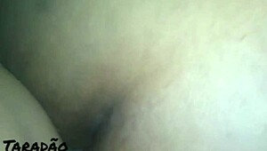 I'm banging this whore's ass hard and filling it with cum.