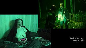 Naked night springs playthrough part 2 with curvy brunette’s big tits