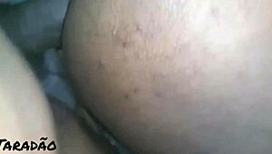 I'm banging this whore's ass hard and filling it with cum.