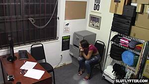 why does stud rub natalies pierced clit during bent over grinding and hair pulling facial