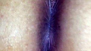Amateurs tease with pants ready to break