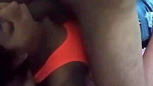 Latina stepdaughter gives intense head to stepdad for freedom