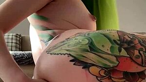 Young girl dives into anal fingering and intense fisting