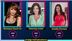 Which mature pornstar over 35 drives you crazy with her blonde ebony brunette redhead charms?