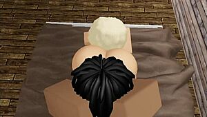 BBW Craves More BBC in Wild Roblox R34