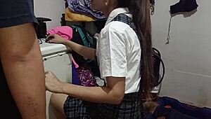 Hey colegiala, sneaking into rooms for wet pussy licking and epic blowjob?