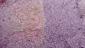 Barefoot Beauty Teases in Natural Sand Setting