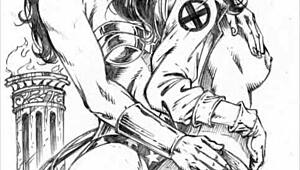 hey, check this rogue x-men vintage compilation with epic big tits moments.