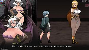 Dream-like equivalent ami & yuumi h-scene, a kinky mini-game inspired by YUME-SAME