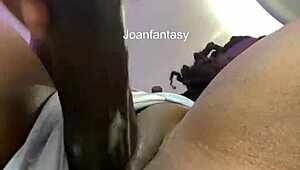 I-I can't believe how wet my pussy gets with this dildo, it's so intense and homemade