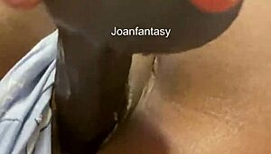 I-I can't believe how wet my pussy gets with this dildo, it's so intense and homemade