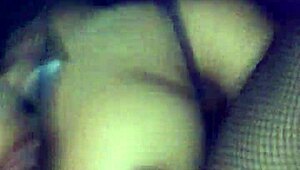 Ebony amateur gets pussy drilled with dildo in hidden fantasy