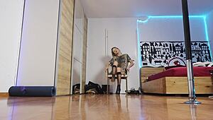 i’m totally into this high heels fashion show with stunning blonde feet and ass.