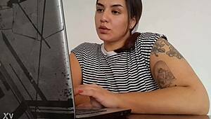 carla farting quietly while working on her tasks