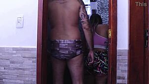 Invited Latina Neighbor to Clean Beach House, Ended Up Assfucking Her Hard