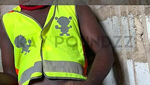 most intense male moan ever with a crazy cumshot. jerking off in public is wild! 😱