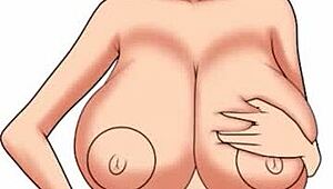 Porn speed painting number 58 focuses on big tits in a fun, creative way