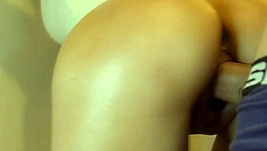 I caught my stepsister bending over. Now I’m pounding her doggy style hard.