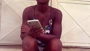 Will she twerk naked or keep those clothes on? Crazy bitch decides.