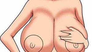 Porn speed painting number 58 focuses on big tits in a fun, creative way