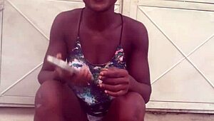 Will she twerk naked or keep those clothes on? Crazy bitch decides.