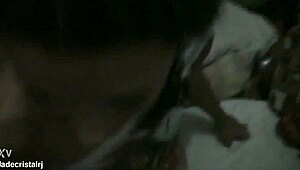 brazilian girl shows off her skills in homemade scene