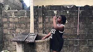 My Boyfriend Fucks My Big Ass By The Well