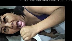 just caught my step-nephew off guard while he washed dishes.