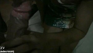 brazilian girl shows off her skills in homemade scene