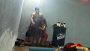 Went to a liberal party, bumped into my ex and his girl, ended up banging together! 😜