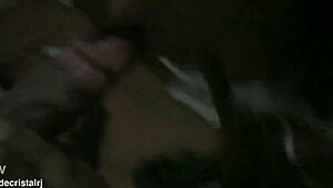 brazilian girl shows off her skills in homemade scene