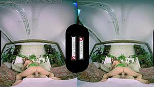 VRCosplayX Dani Jensen as Poison Ivy gets bent over hard