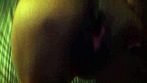 she bends over for doggystyle with a monster black cock