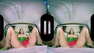 VRCosplayX Dani Jensen as Poison Ivy gets bent over hard