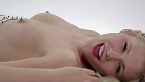 Blondes Anna Lovato and Michelle Thorne Enjoy Lesbian Lingerie Toy Play