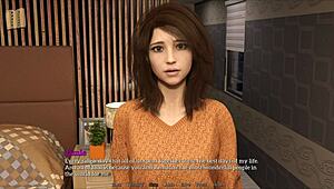 exploring new memories in the game with brunette